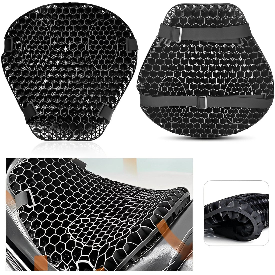 Asiento Gel Moto: Máximo Confort y Alivio del Dolor en Largos Viajes - Mova