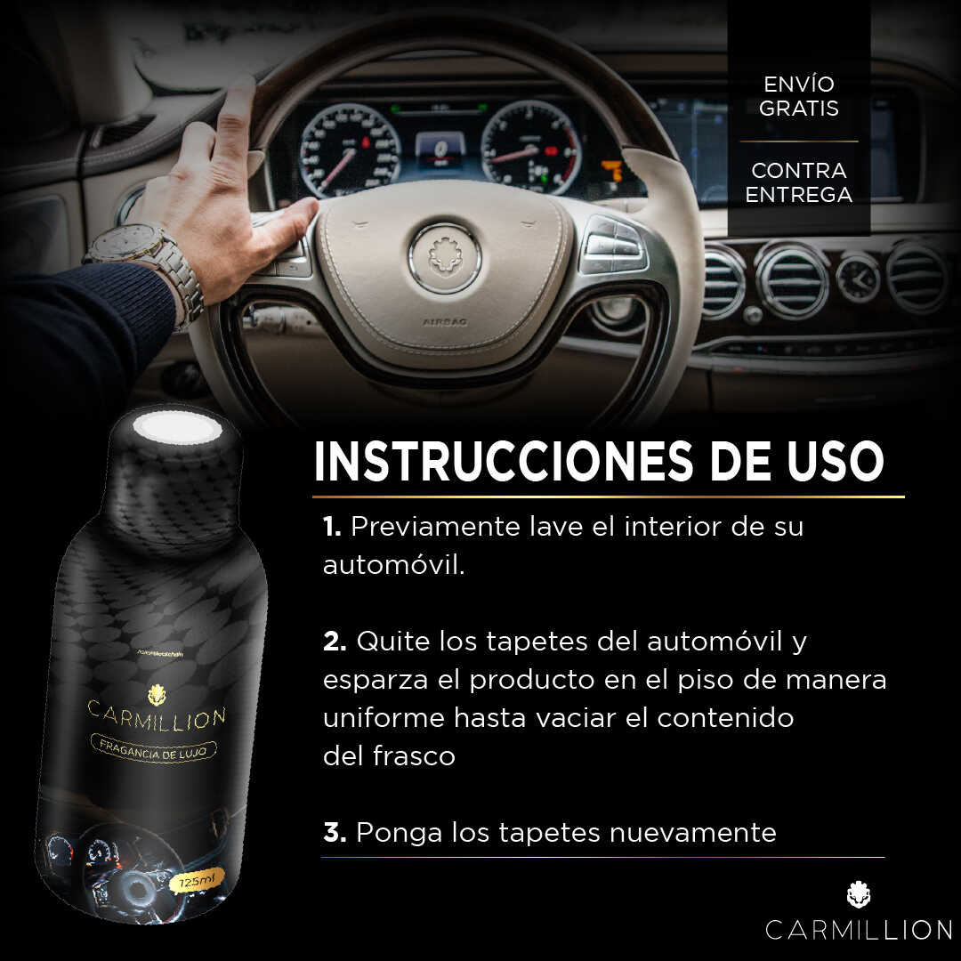 Carmillion℗ El Perfume para Autos mas vendido de este 2024 - Mova