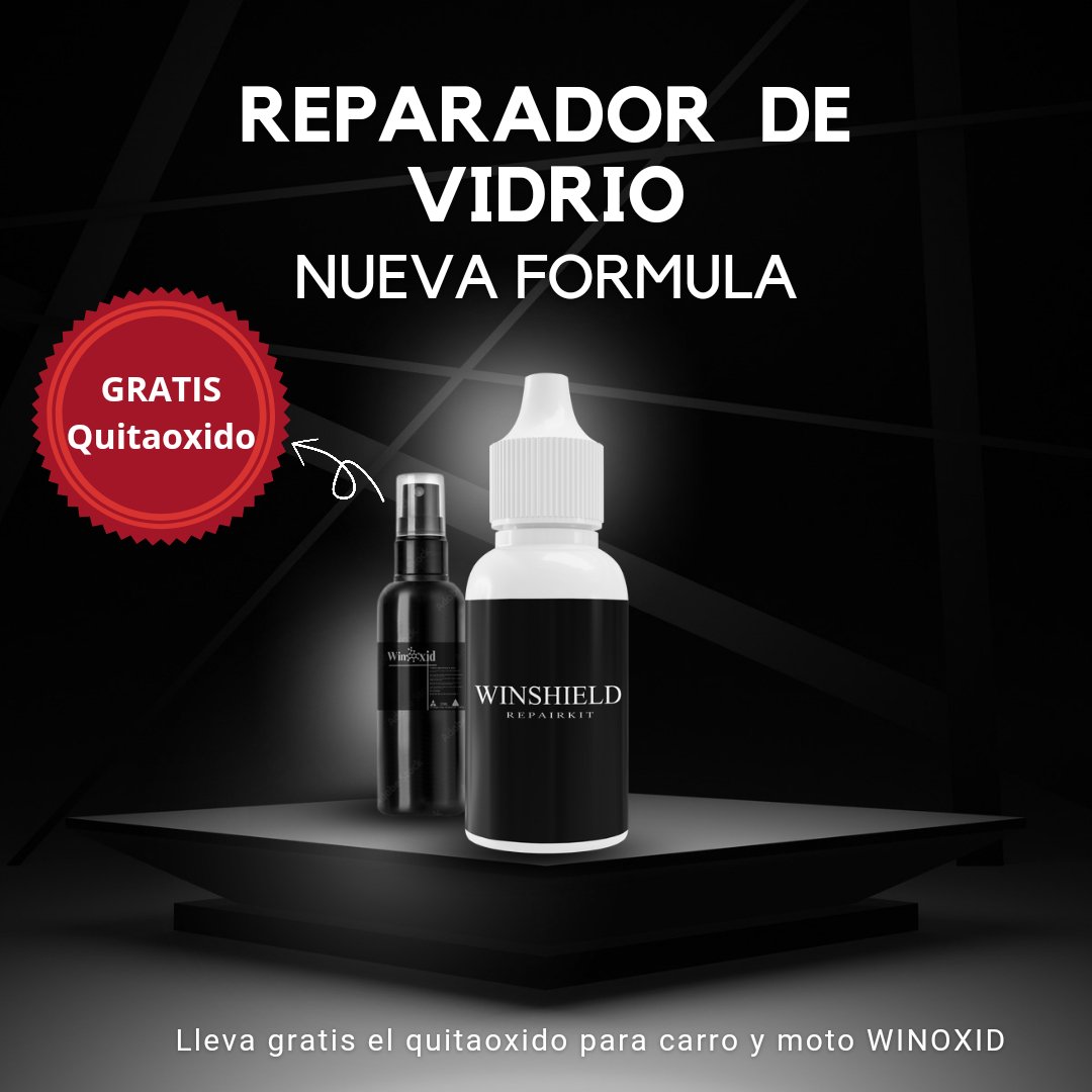 Winshield glass™ Reparador de vidrios + quita oxido de regalo - Mova