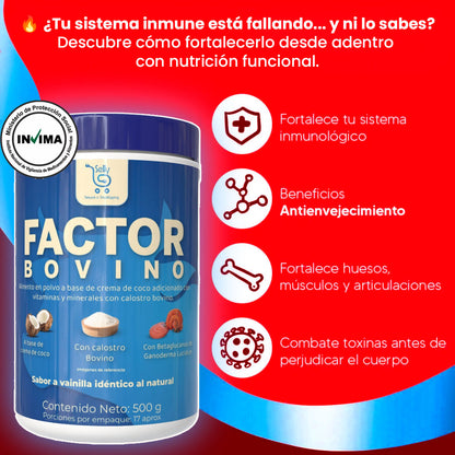 Factor Bovino: Refuerza Tu Energía y Salud